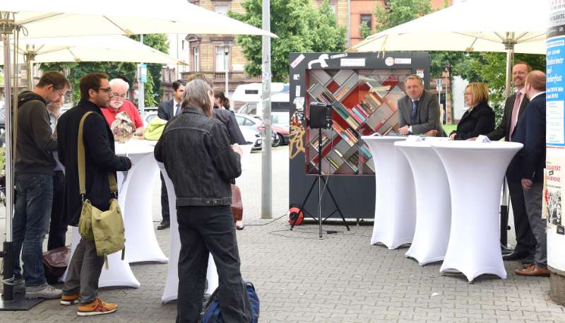 Foto von der Pressekonferenz (Foto: Stadt Mannheim)