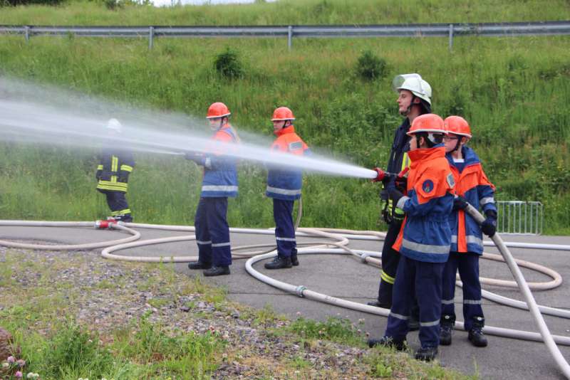 DÜW Iggelbach Feuerwehr Übung Jugendfeuerwehr