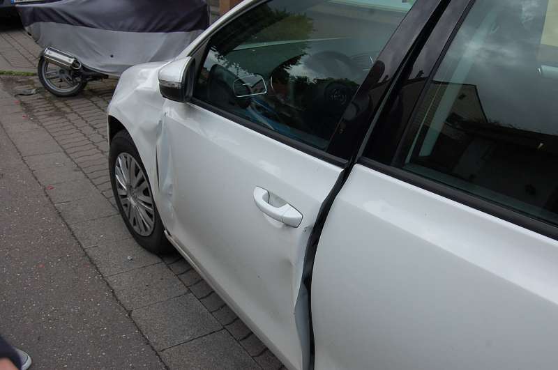 Das Fahrzeug des Geschädigten (Foto: Polizei)