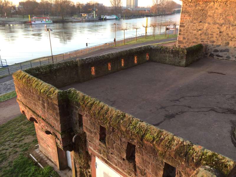 Terrasse der Mainmühle (Foto: Stadtplanungsamt Frankfurt am Main)