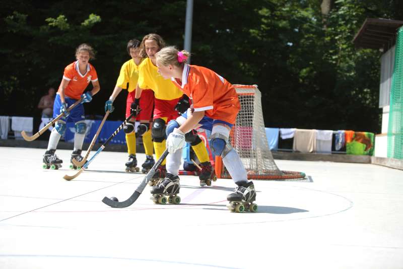Rollhockey bei der TGS Vorwärts Frankfurt (Foto: Michael Hauler)
