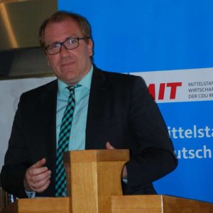 Thorsten Bechtel, Bürgermeister der Verbandsgemeinde Wachenheim (Foto: MIT KV DÜW, Jürgen Vogt)