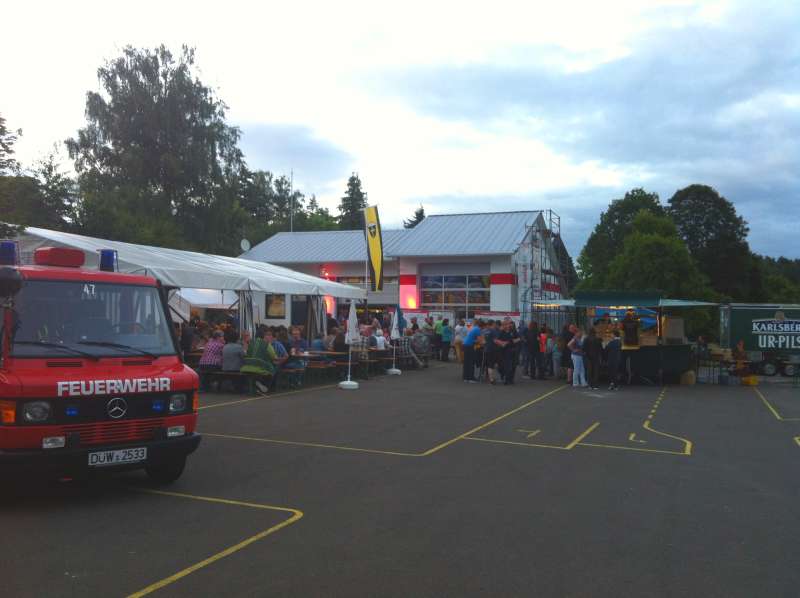 Foto vom Sommernachtsfest am Samstag (Foto: Feuerwehr Presseteam der VG Lambrecht)