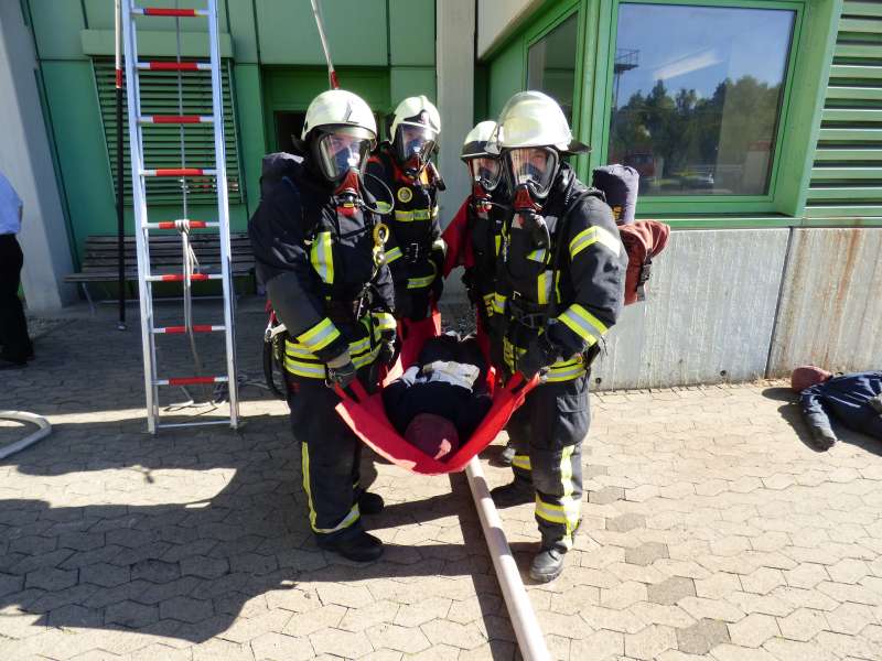 Personenrettungübung (Foto: Stadt Kaiserslautern)