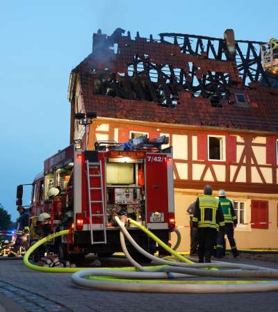 Bei dem Brand entstand hoher Sachschaden (Foto: Holger Knecht)