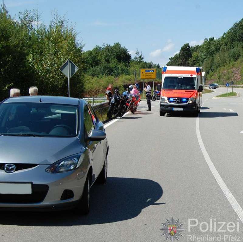 Foto von der Unfallstelle (Foto: Polizei)