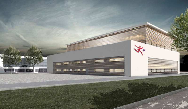 Die neue Sporthalle (Foto: Landessportbund Hessen)