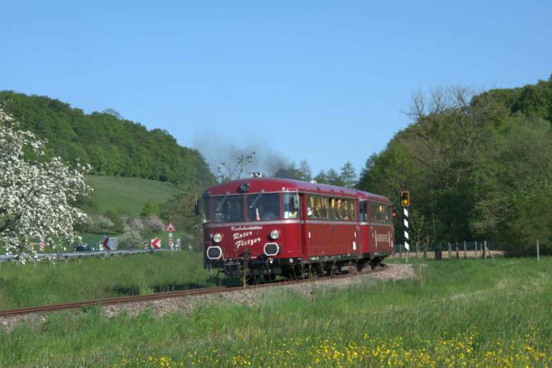 Roter Flitzer im Krebsbachtal (Foto: AVG)
