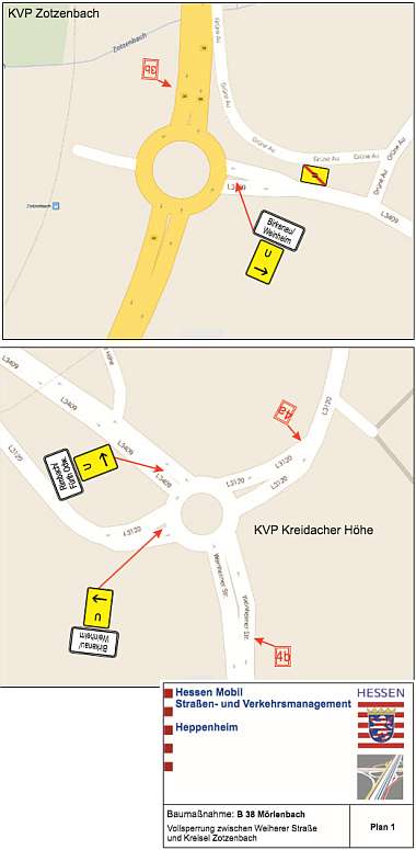 Umleitungen (Foto: Hessen Mobil)