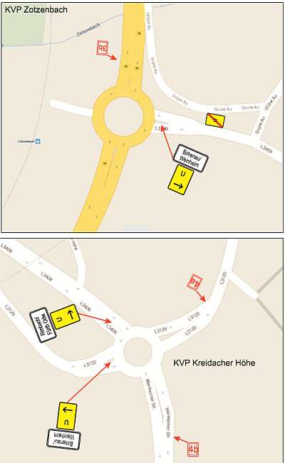 KVP Zotzenbach und KVP Kreidacher Höhe (Foto: Hessen Mobil)