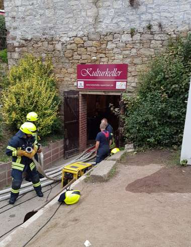 Feuerwehreinsatz am/im Kulturkeller (Foto: Kelly Entertainment)