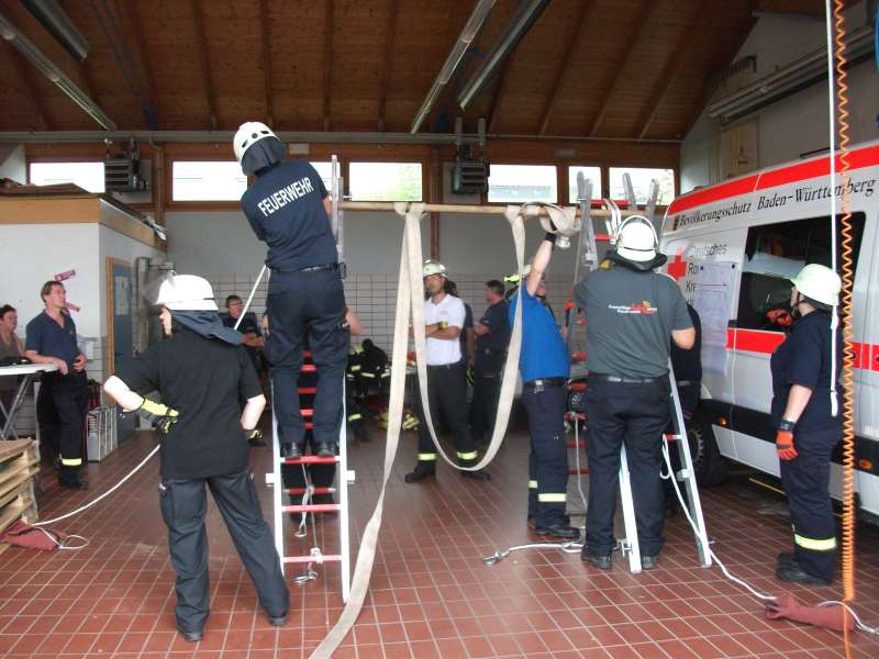 Dreitägiger Feuerwehrlehrgang in Strümpfelbrunn (Foto: Landratsamt NOK)