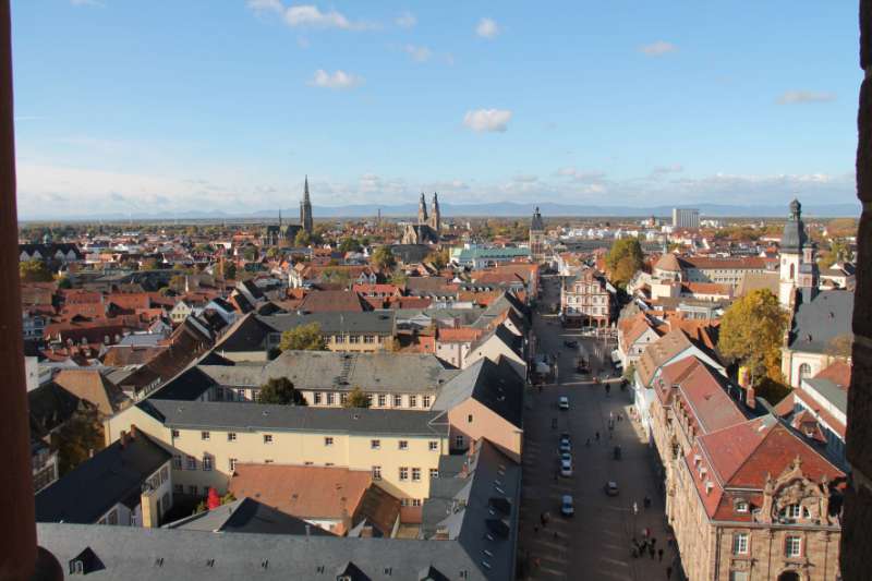 Herbststimmung am Dom – Blick vom Südwestturm (Foto: Domkapitel Speyer)