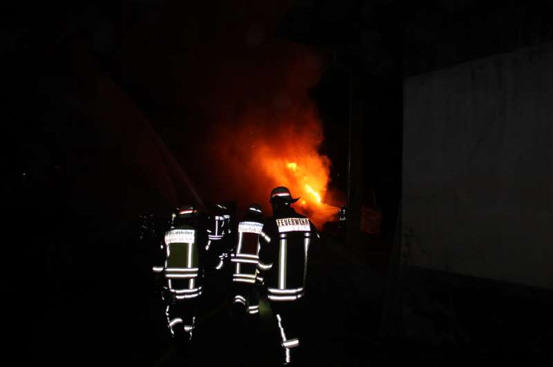 Der Brand brach am 25.12.16 aus (Foto: Feuerwehr Fürth)