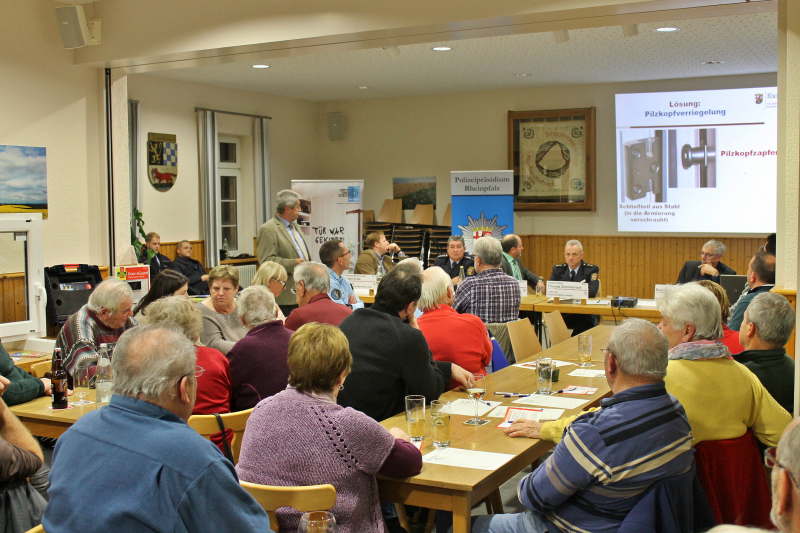 Bürgerforum zu Wohnungseinbruch gut besucht