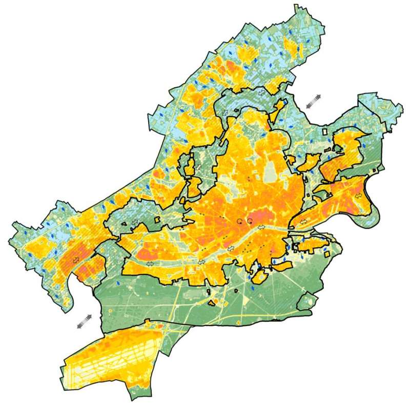 Stadtklima gesamt (Grafik: Stadt Frankfurt)