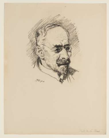Leo Baeck im Porträt von Ludwig Meidner, 1924 (Foto: Gregor Schuster, Ludwig Meidner/ Archiv Jüdisches Museum Frankfurt)