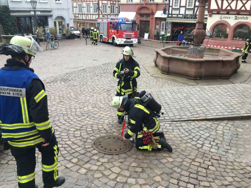 Am Marktplatz wurde Gasgeruch wahrgenommen (Foto: Ralf Mittelbach)