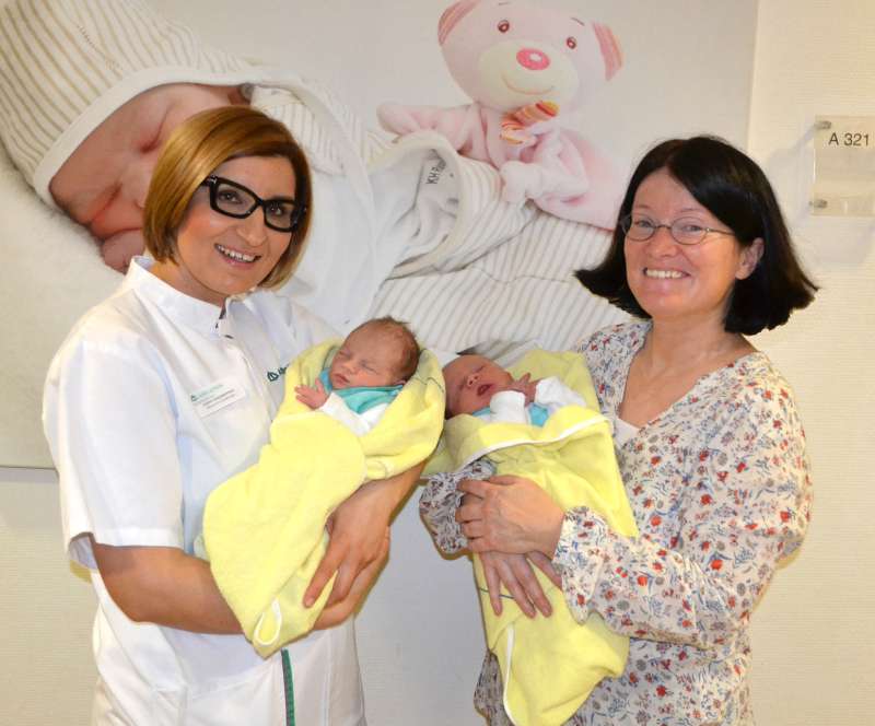 Die letzten zwei Babys aus der Klinik Kandel (Foto: ASKLEPIOS)