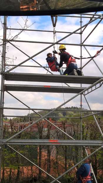 Beim THW Bensheim (Foto: Stadt Bensheim)