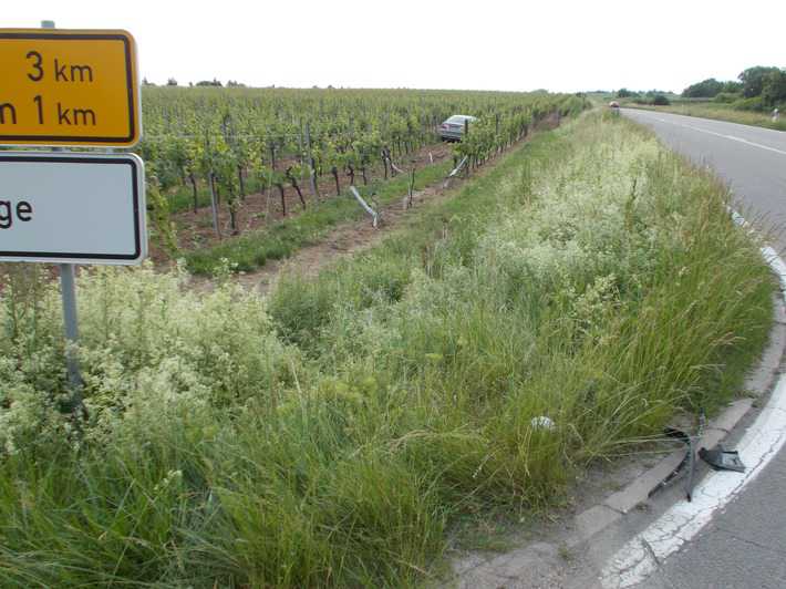 Ein Fehler beim Überholen, löste diesen Unfall aus