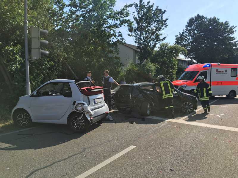 5 Personen wurden zum Teil mittelschwer verletzt