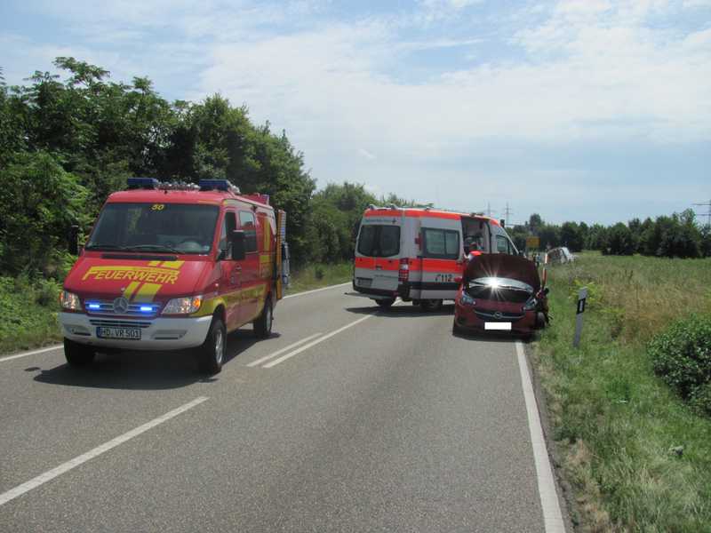 Unfall im Begegnungsverkehr