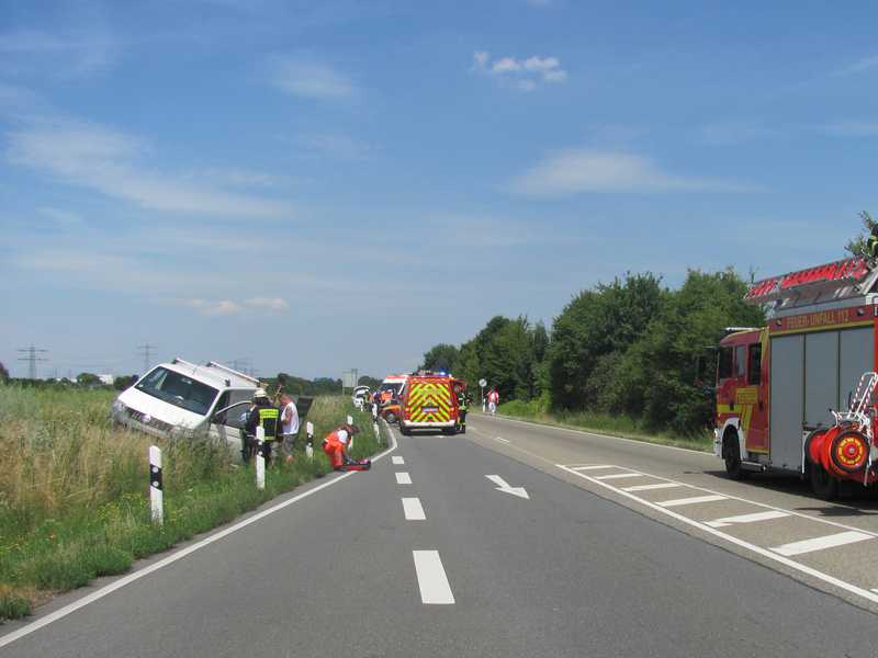 Unfall im Begegnungsverkehr