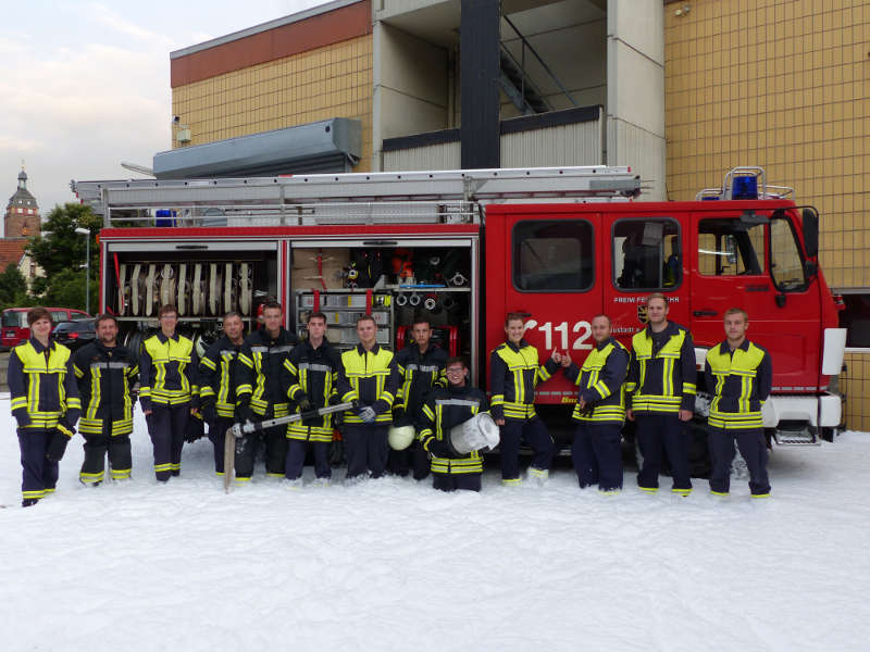 Feuerwehrangehörige (Foto: Feuerwehr Neustadt)