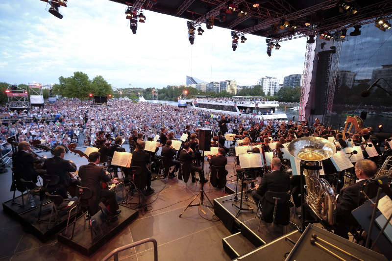 Europa Open Air des hr-Sinfonieorchesters und der Europaeischen Zentralbank, 24. August 2017 (Foto: hr/Tim Wegner)