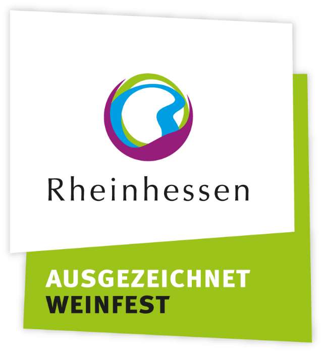 Das Binger Winzerfest darf nun mit diesem Logo werben. Logo: Rheinhessenwein e.V.