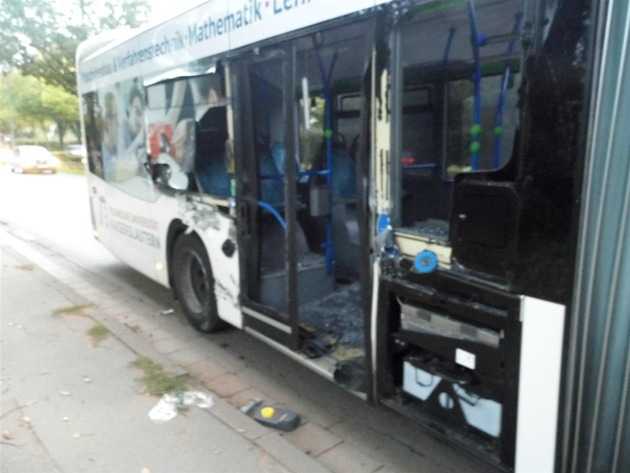 Schaden am Linienbus