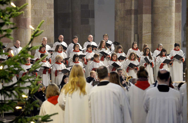Die Chöre der Dommusik gestalteten die Weihnachtsgottesdienste im Dom zu Speyer mit (Foto: Klaus Landry)