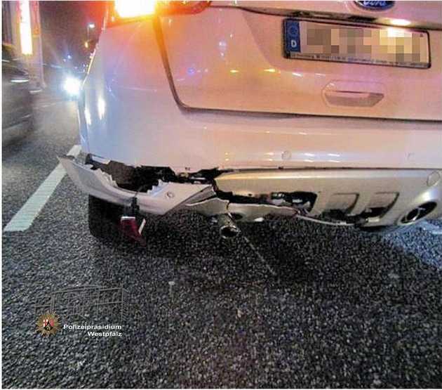 Unfallbeteiligtes Fahrzeug