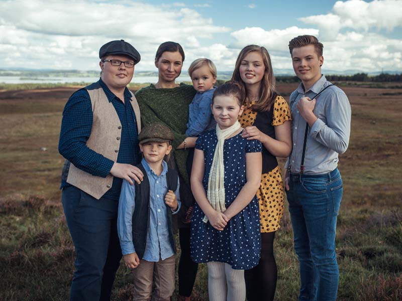 Angelo Kelly und seine Familie (Foto: Chris_Bucána)