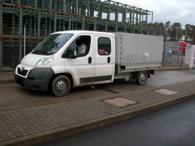 Der überladene Klein-LKW