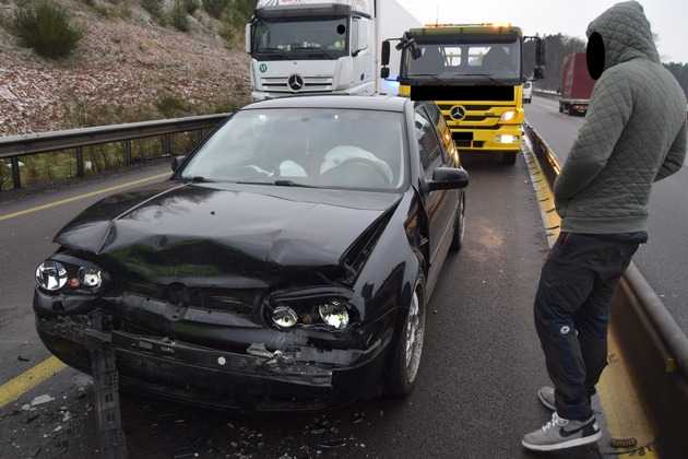 Unfallbeteiligtes Fahrzeug