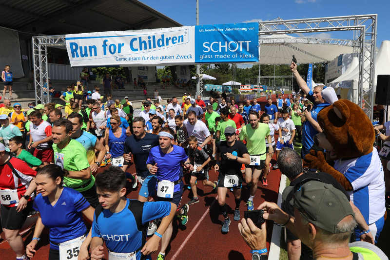 Der Run for Children findet 2018 bereits zum 13. Mal statt. (Foto: SCHOTT / Alexander Sell)