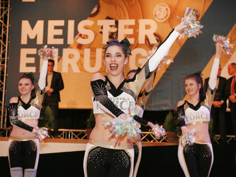 CVJM American Sports Club Altenkirchen, Deutscher Mannschaftsmeister Team Cheer Jazz, bei einem der Showacts. (Foto: LSB/Bernd Eßling)