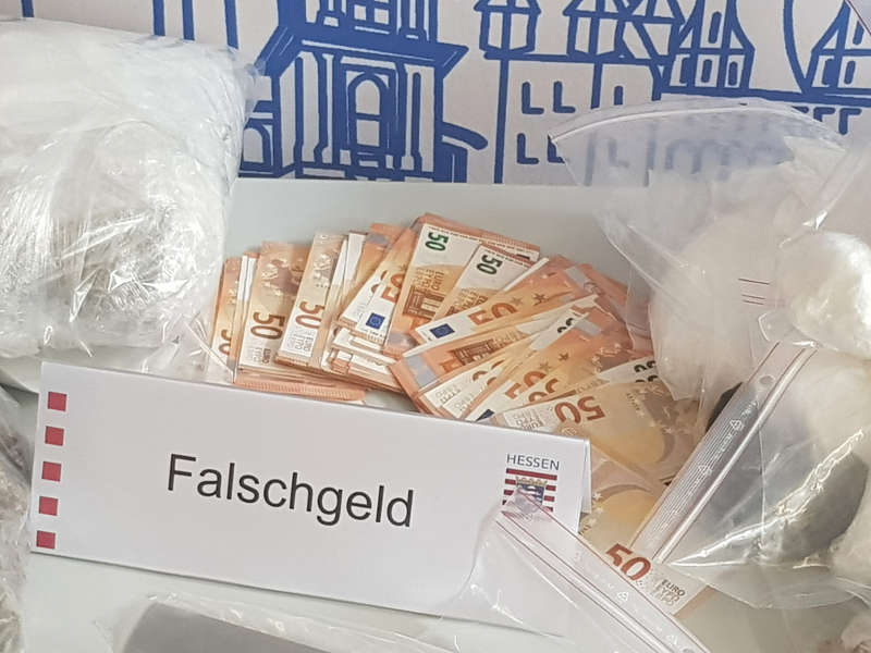 Sichergestelltes Falschgeld (Foto: Stadt Frankfurt)