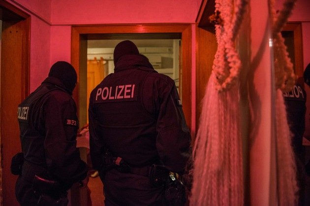 1500 Polizisten waren heute ab 6 Uhr im Einsatz