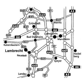 Straßenanbindung (Quelle: Stadt Lambrecht)