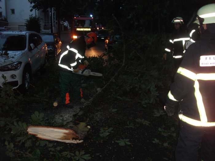 Die Feuerwehr hatte viel zu tun