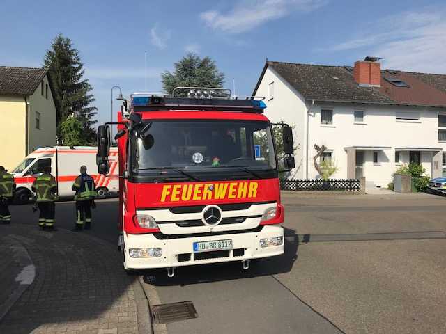 Unglücksfall in einer Wohnung