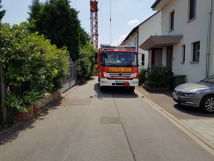 Arbeitsunfall auf einer Baustelle