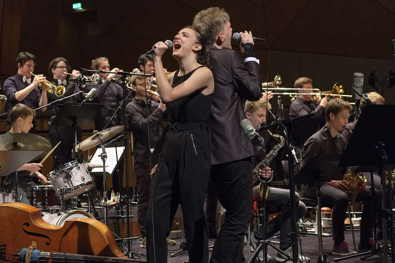 Vocals der United Big Band aus Berlin (Foto: Deutscher Musikrat, Dirk Ostermeier)