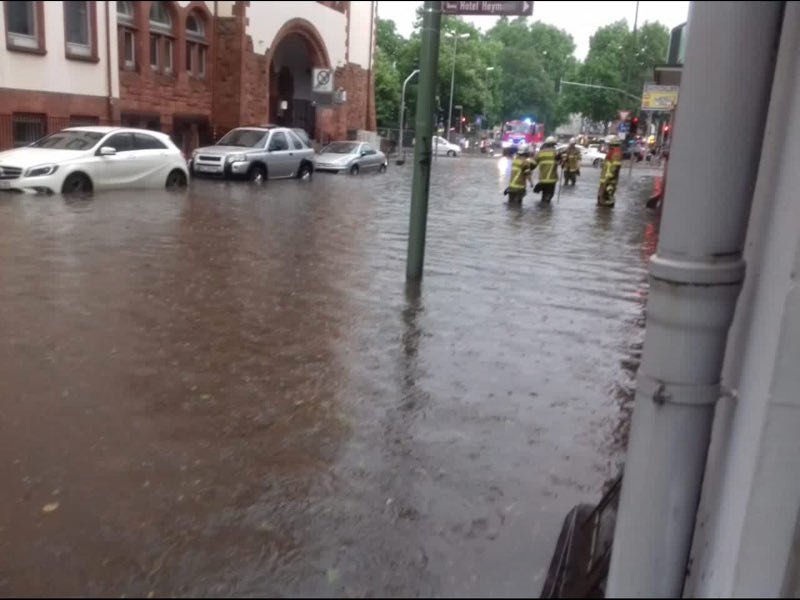 Überschwemmung (Foto: Familie Pfalzgraf)