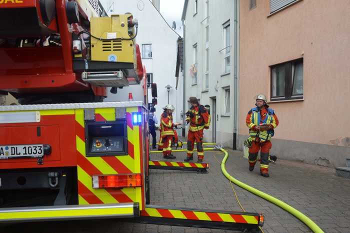 Einsatz der Feuerwehr Bruchsal