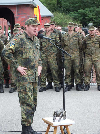 Die Kanone als Symbol (Foto: Bundeswehr/Wiedemann)