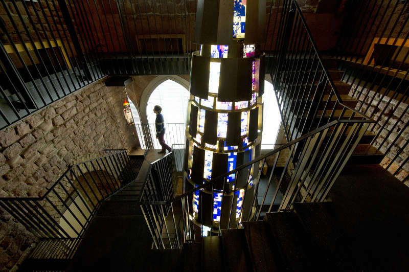 Sehturm mit Besucher (Foto: S. Blume)